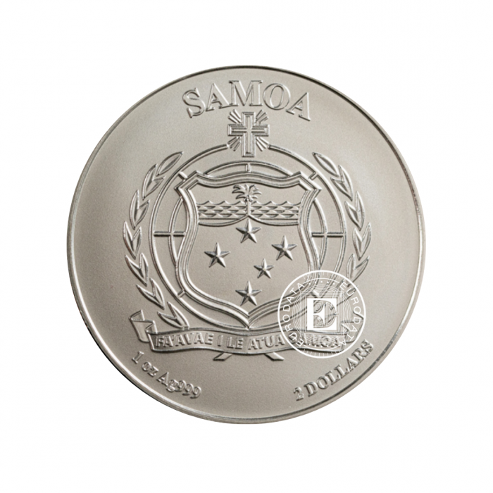 1 oz (31.10 g) silver coin John Mercanti - Eagle, Samoa
